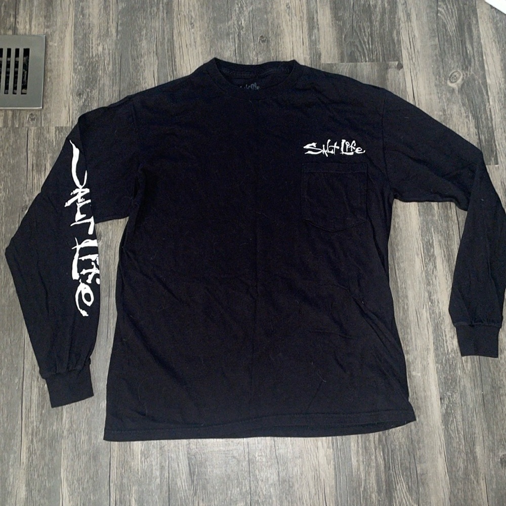 Salt life men’s long sleeve tee - medium